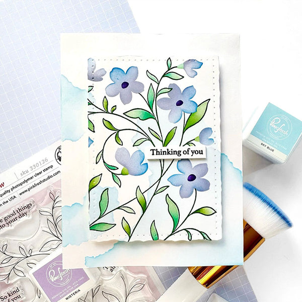 Pinkfresh Studio Clear Stamps Soft Meadow