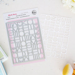 Pinkfresh Studio Dies Block Party Coverplate