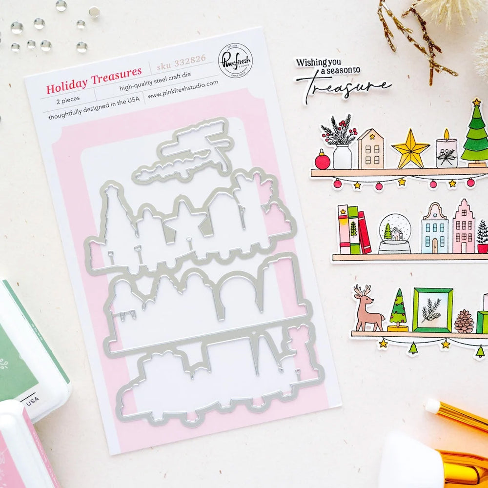 Pinkfresh Studio Dies Holiday Treasures