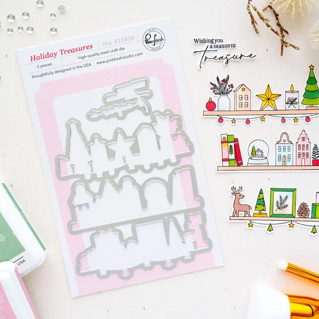 Pinkfresh Studio Dies Holiday Treasures