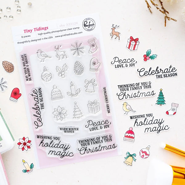 Pinkfresh Studio Clear Stamps Tiny Tidings