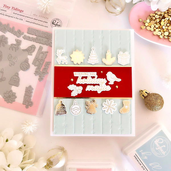 Pinkfresh Studio Press Plates Tiny Tidings