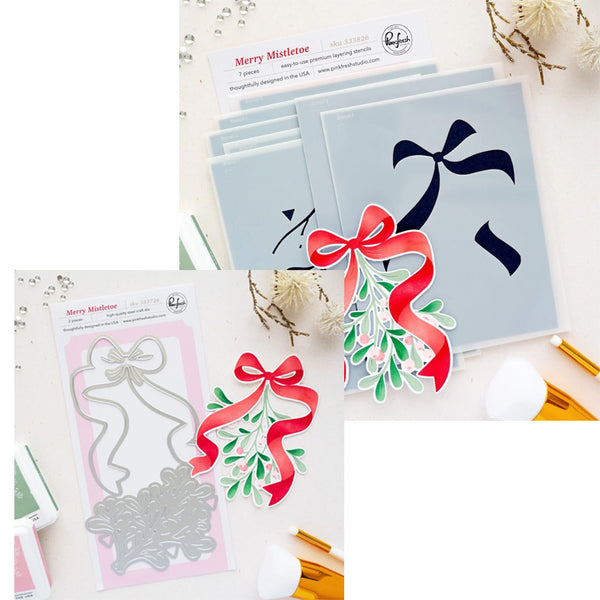 Pinkfresh Studio 2pc Merry Mistletoe
