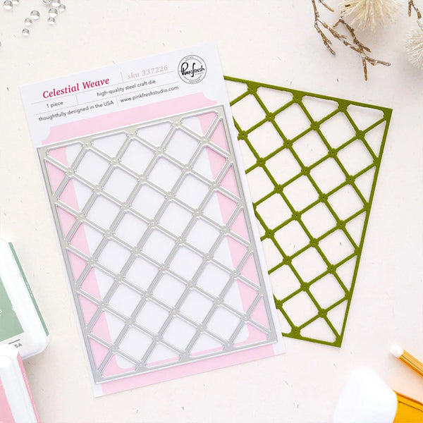 Pinkfresh Studio Press Plates Celestial Weave