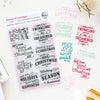 Pinkfresh Studio Clear Stamps Treasured Greetings