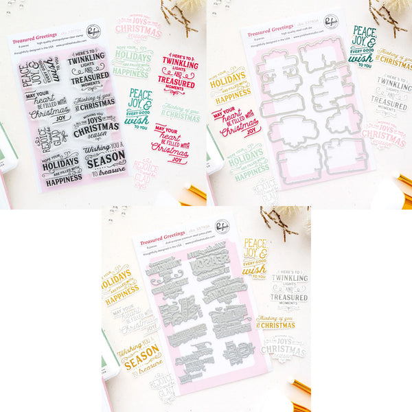 Pinkfresh Studio 3pc Treasure Greetings