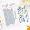 Pinkfresh Studio Press Plates Cottage Flourish