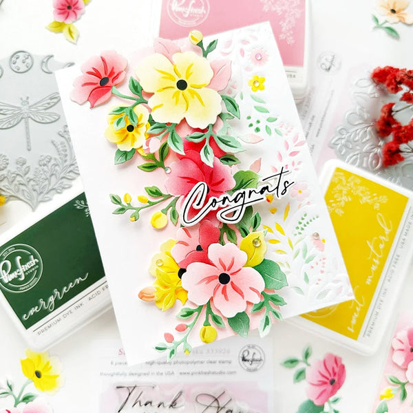 Pinkfresh Studio 2pc Gentle Bloomscape