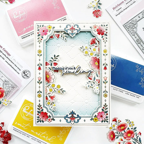 Pinkfresh Studio Clear Stamps Heirloom Cottage