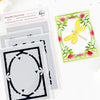 Pinkfresh Studio Stencil Dragonfly Floral Frame