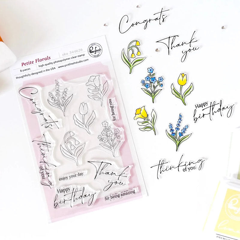 Pinkfresh Studio Clear Stamps Petite Florals