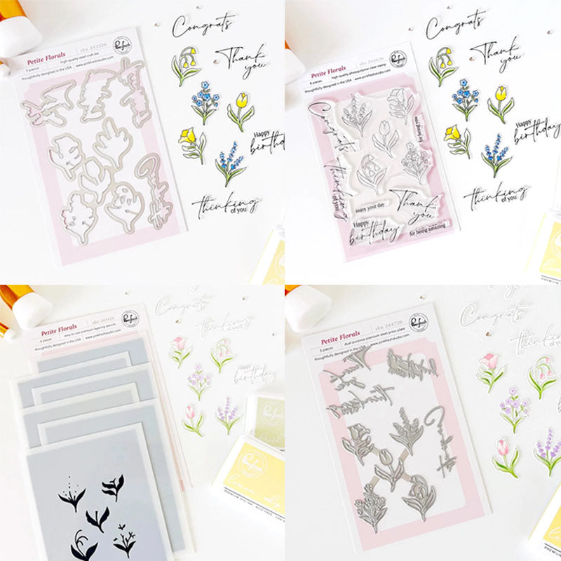 Pinkfresh Studio 4pc Petite Florals