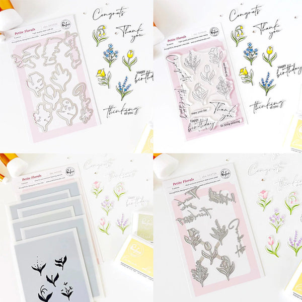 Pinkfresh Studio 4pc Petite Florals