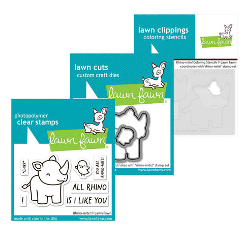 Lawn Fawn 3pc Rhino-Mite!