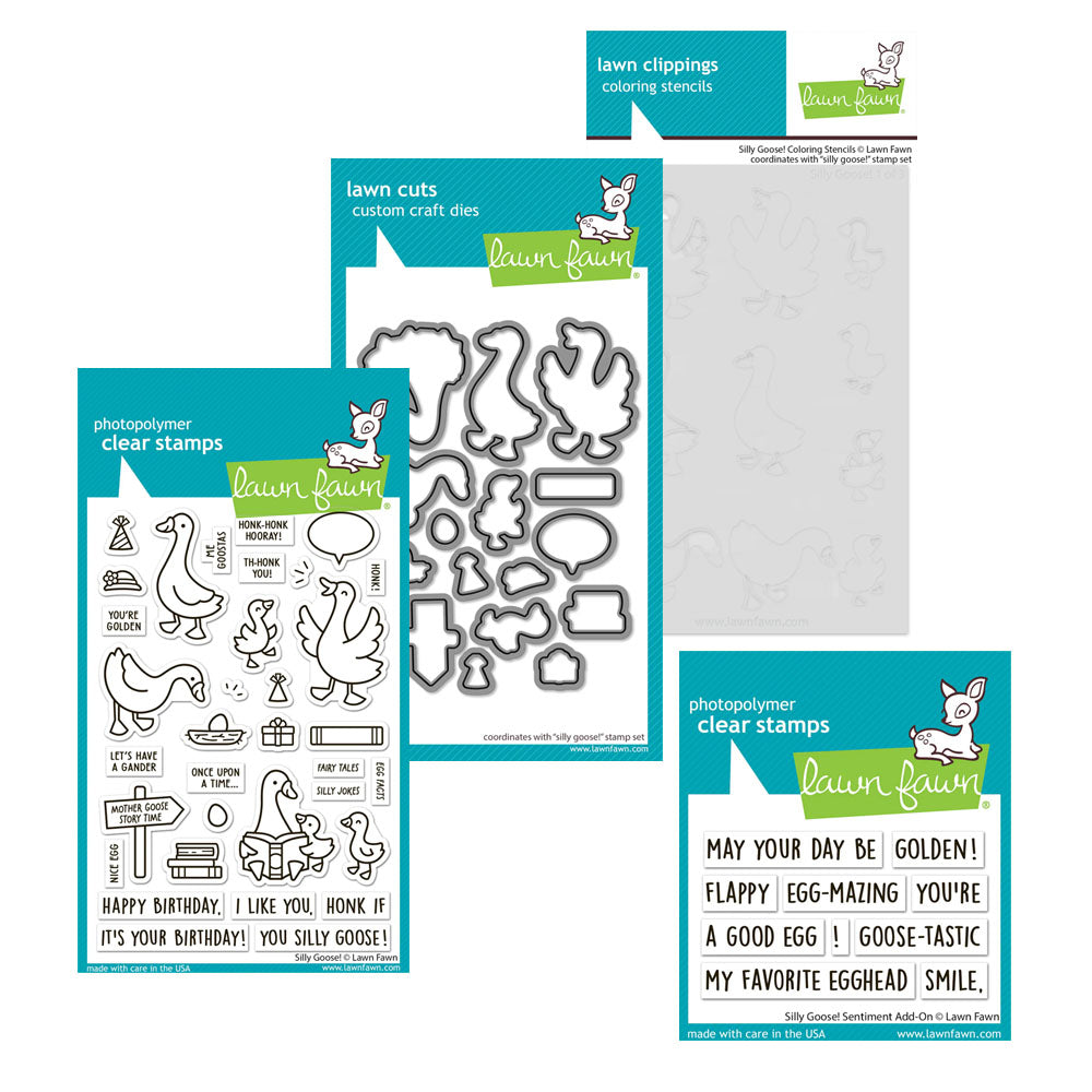 Lawn Fawn 4pc Silly Goose!