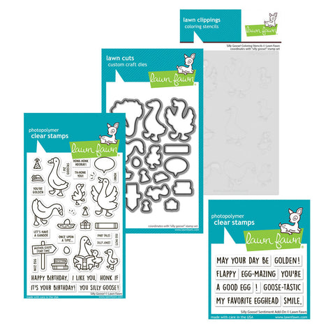 Lawn Fawn 4pc Silly Goose!