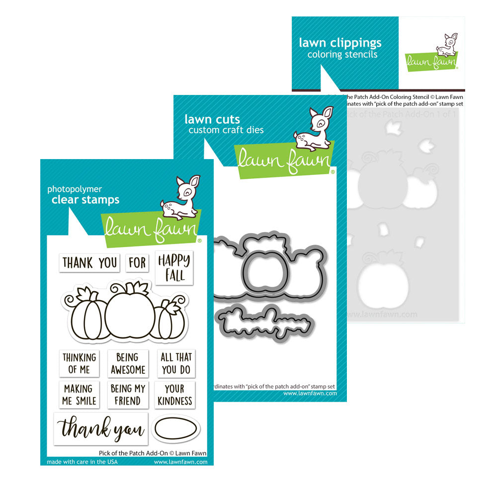 Lawn Fawn 3pc Pick Of Patch Add-On