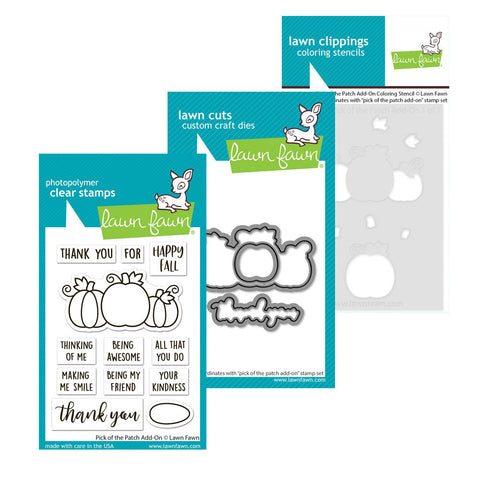 Lawn Fawn 3pc Pick Of Patch Add-On