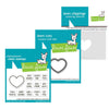 Lawn Fawn 3pc Critter Conversation Hearts Add-On