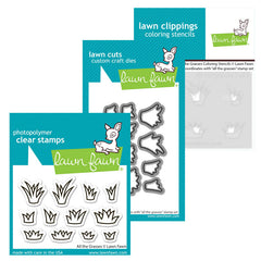 Lawn Fawn 3pc All The Grasses