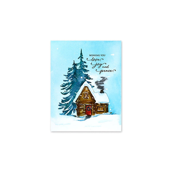Penny Black Cling Stamps Cozy Cabin