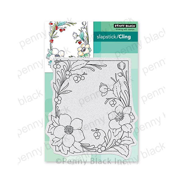 Penny Black Cling Stamps Winter Blooms
