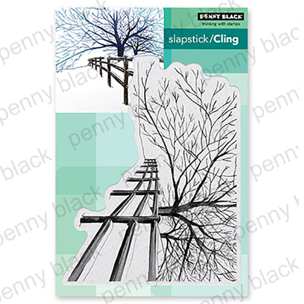 Penny Black Cling Stamp Snowfield