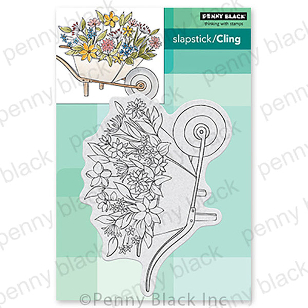 Penny Black Cling Stamp Let's Garden