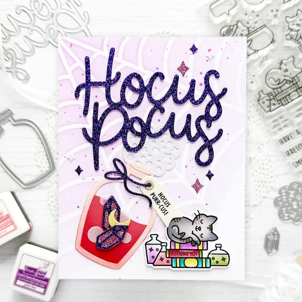 Lawn Fawn 3pc Hocus Purr-Cus! Add-On