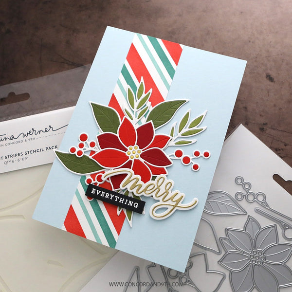 Concord & 9th Clear Stamps Merry Script - view 2
