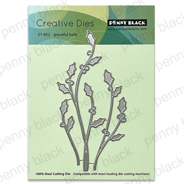 Penny Black Dies Graceful Holly