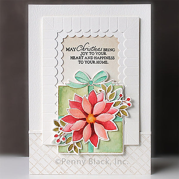 Penny Black Dies Poinsettia