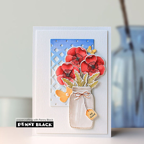 Penny Black Dies Canning Jar