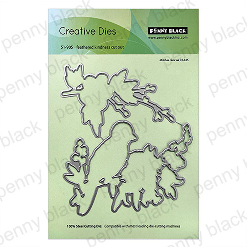 Penny Black Dies Feathered Kindness