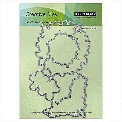 Penny Black Dies Floral Vines
