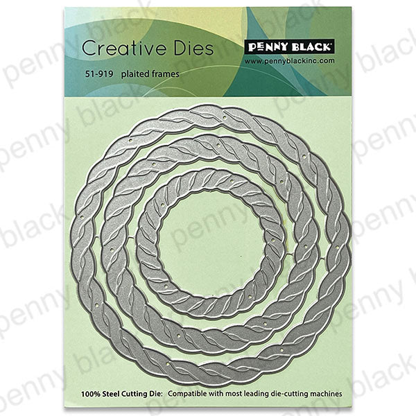 Penny Black Dies Plaited Frames