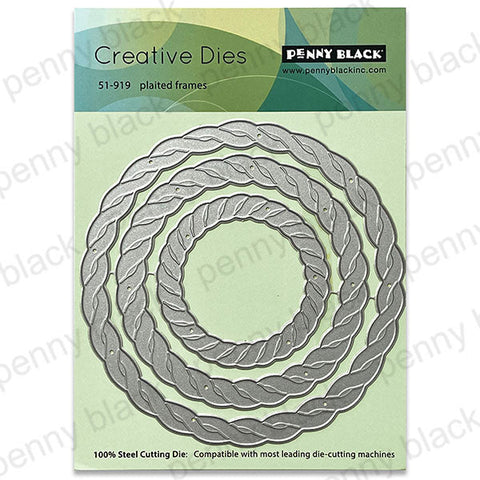 Penny Black Dies Plaited Frames