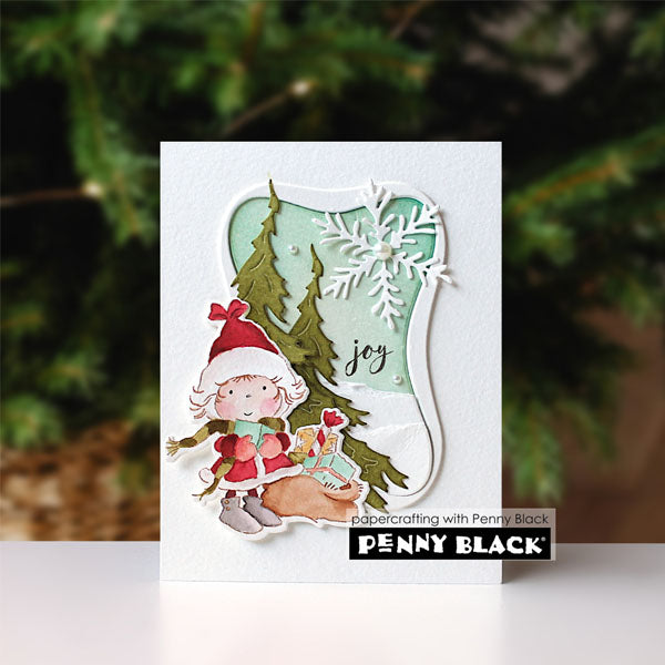 Penny Black Dies Yuletide Delivery