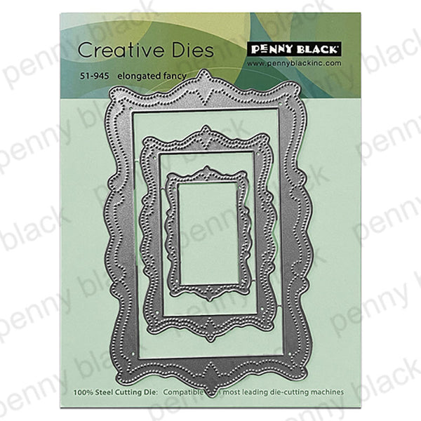 Penny Black Dies Elongated Fancy