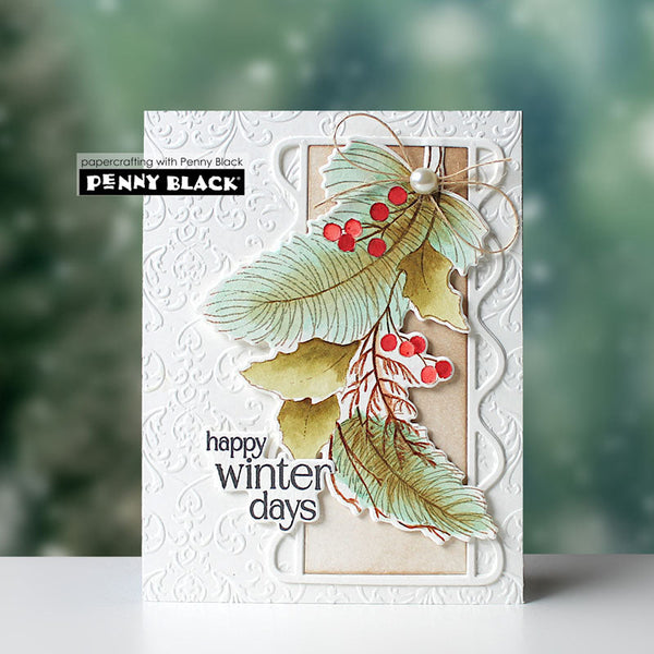 Penny Black Dies Winterful Life