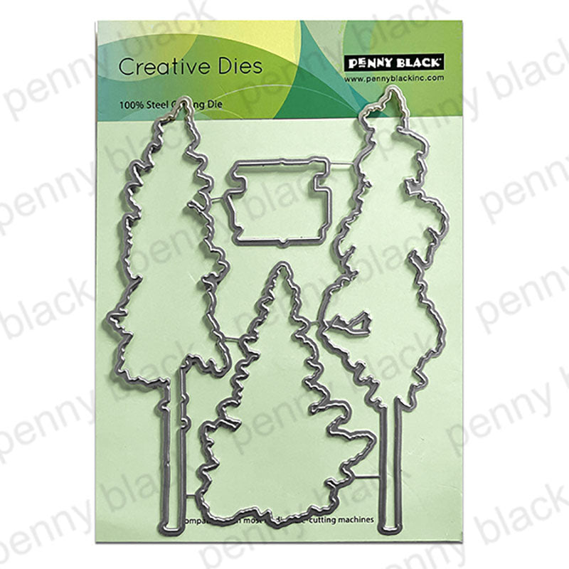 Penny Black Dies Winter Trees