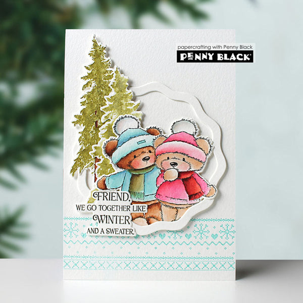 Penny Black Dies Snow Day