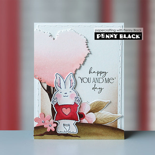 Penny Black Dies Heart Tree