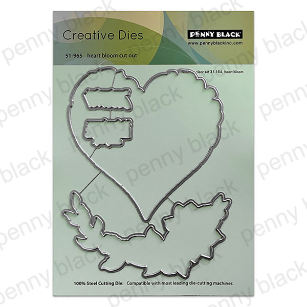 Penny Black Dies Heart Bloom