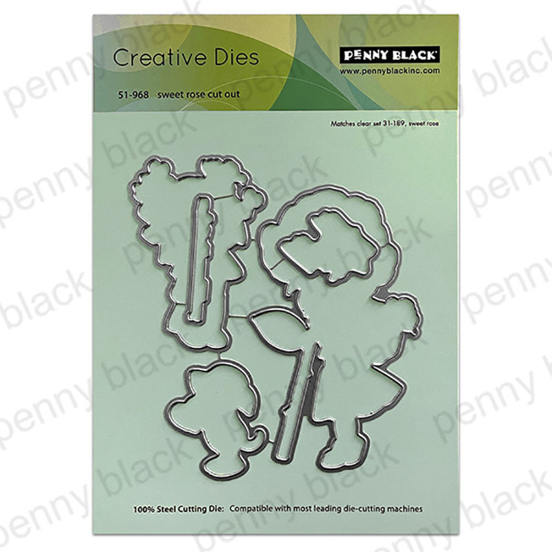 Penny Black Dies Sweet Rose