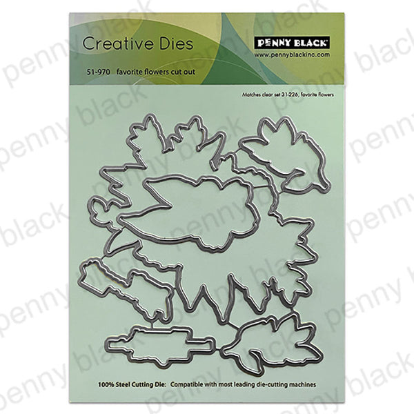 Penny Black Dies Favorite Flowers