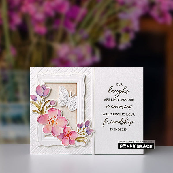 Penny Black Dies Floral Smile
