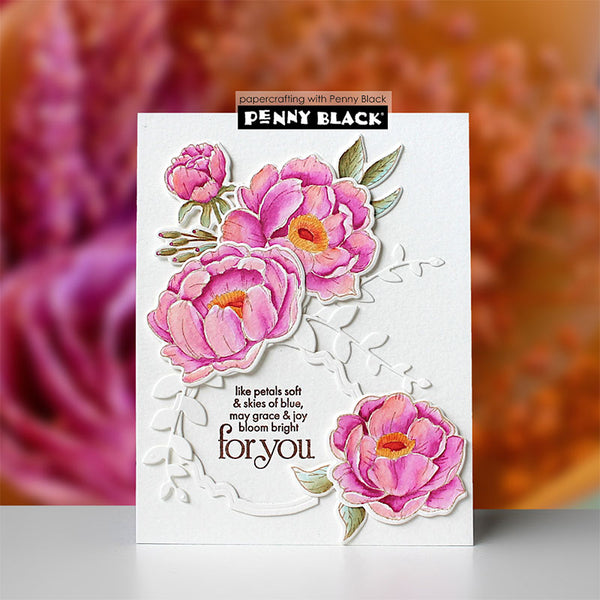Penny Black Dies Gallic Rose