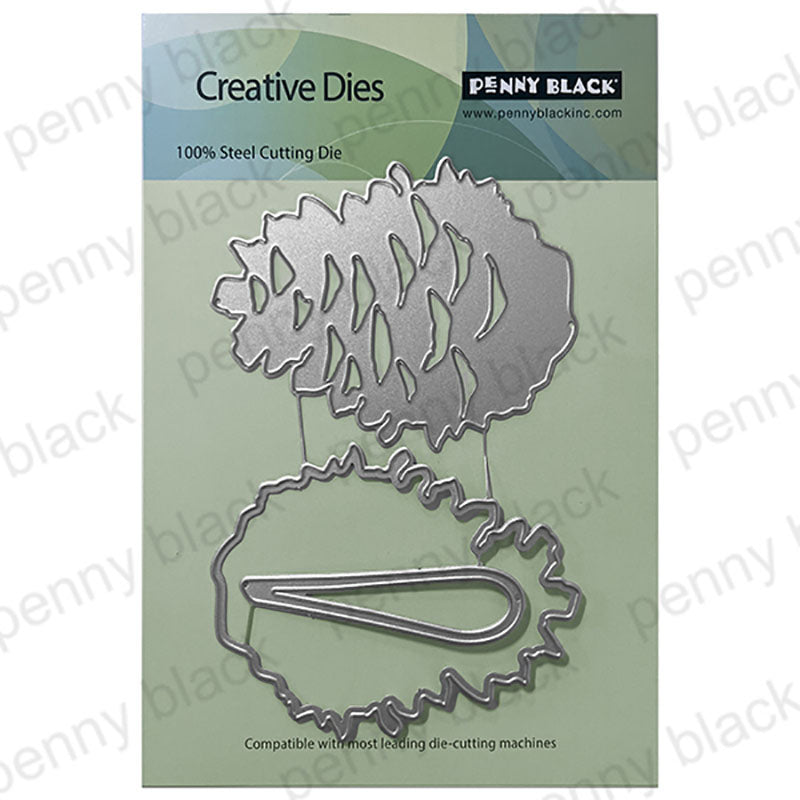 Penny Black Dies Pinecone Pendant