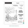 Concord & 9th Clear Stamps Park Bench